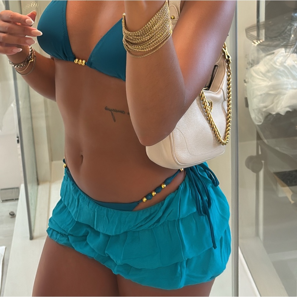 MARSTHELABEL COVERUP MINI SKIRT